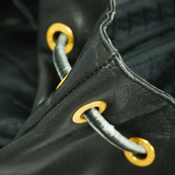 Gucci Backpack/Daypack Bamboo 003 2058 0016 Leather Black Women's - Picture 6 of 16